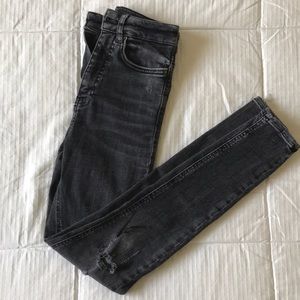 Zara High Waisted Skinny Jeans